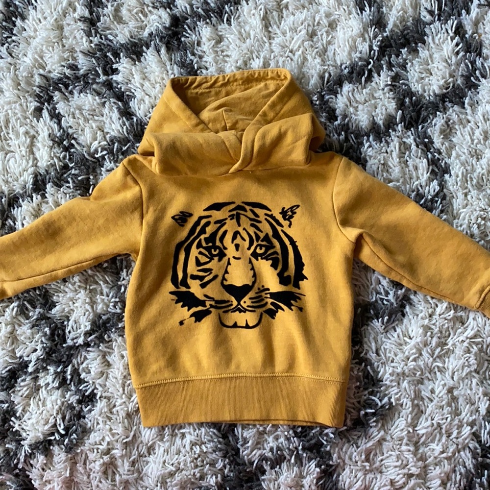 Toddler H&M Tiger Print Hoodie